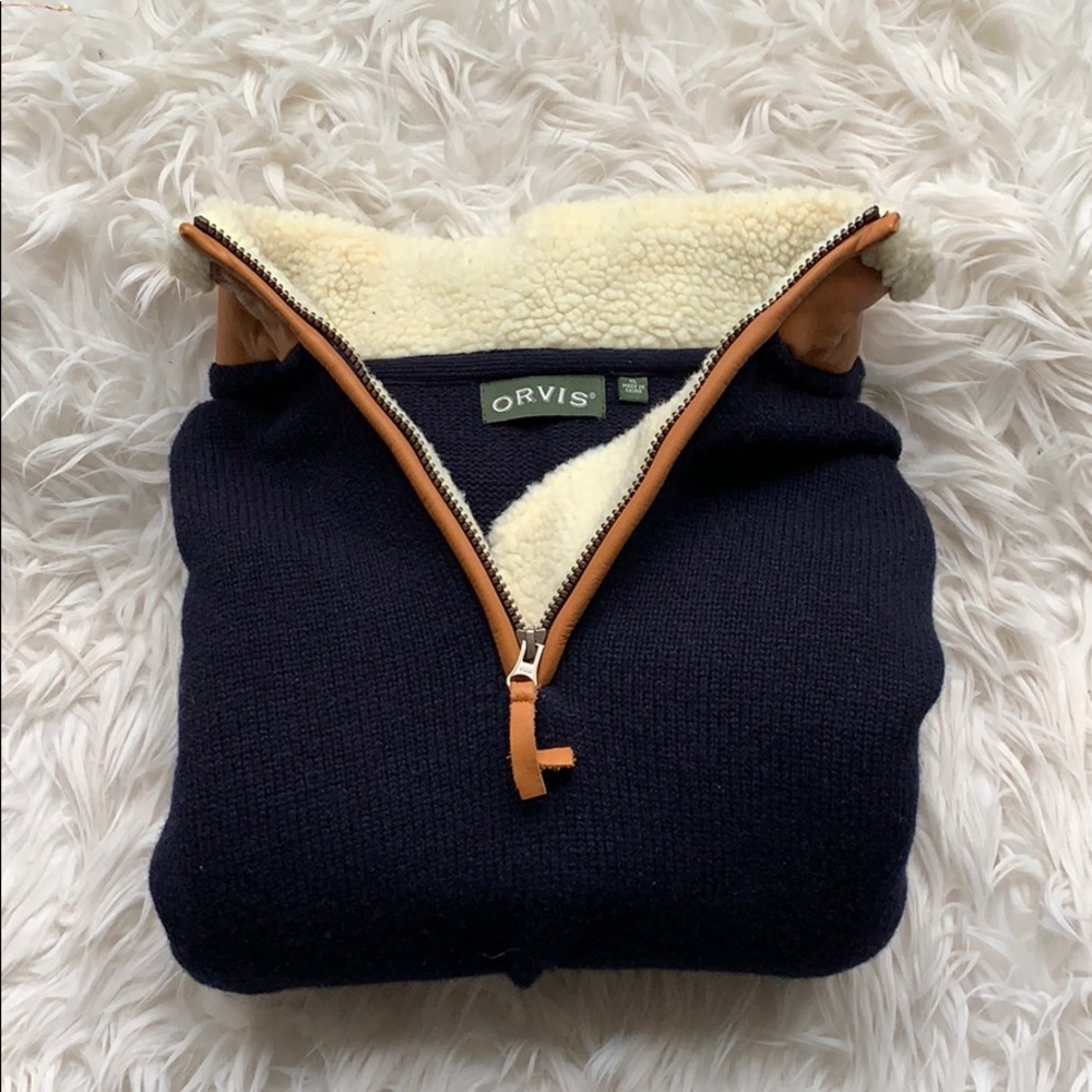 men’s XL Orvis sweater NEVER WORN